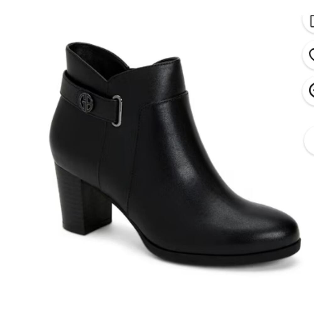 Gianni Bernini women's memory foam bootie black 11 nwob